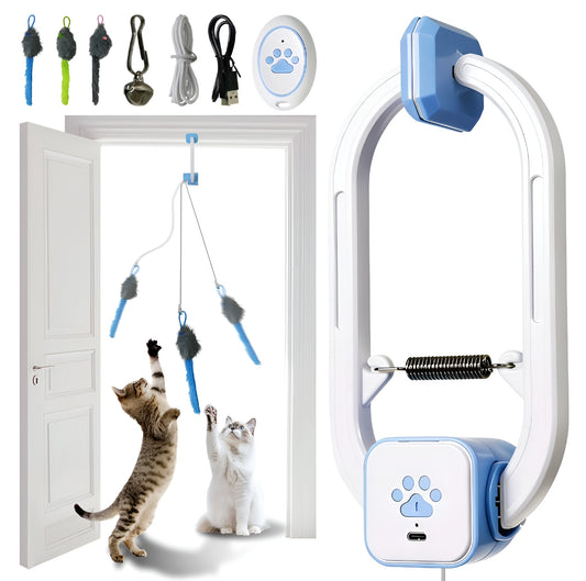 LAYZCAT™ Interactive Hanging Cat Teaser Toy