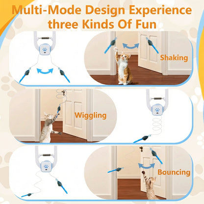 LAYZCAT™ Interactive Hanging Cat Teaser Toy